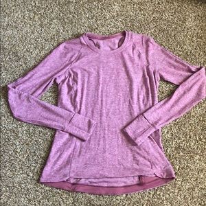Pink Lululemon Long Sleeve Top